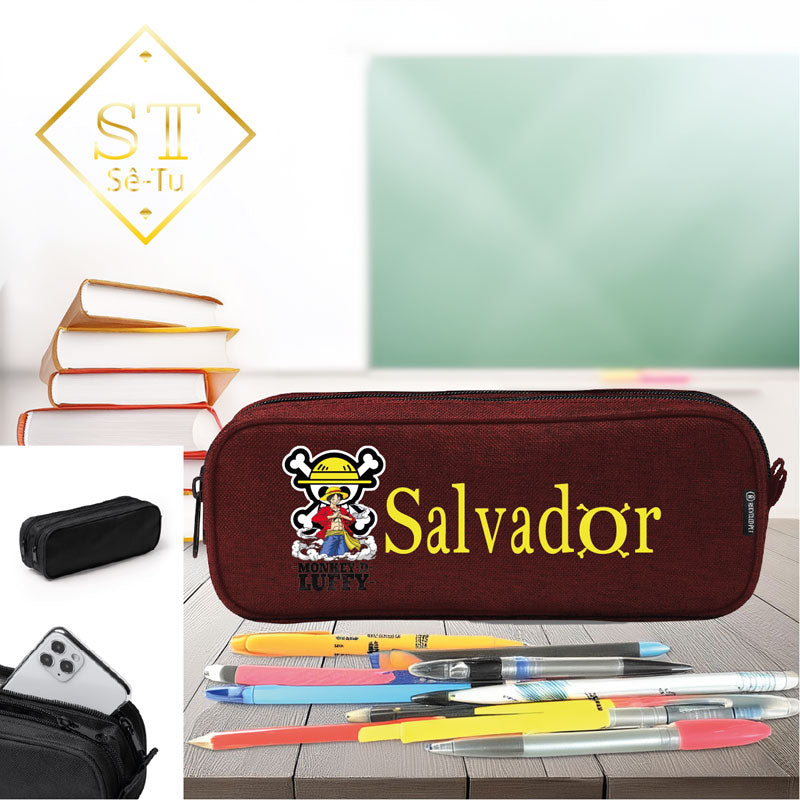 One Piece Double Pencil Case